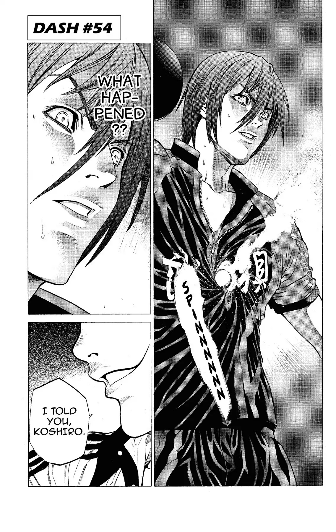 Takkyuu Dash!! Chapter 54 page 1 - Chapter 54: VOL.14 DASH #54: THE ABANDONED AND THE UNABANDONED