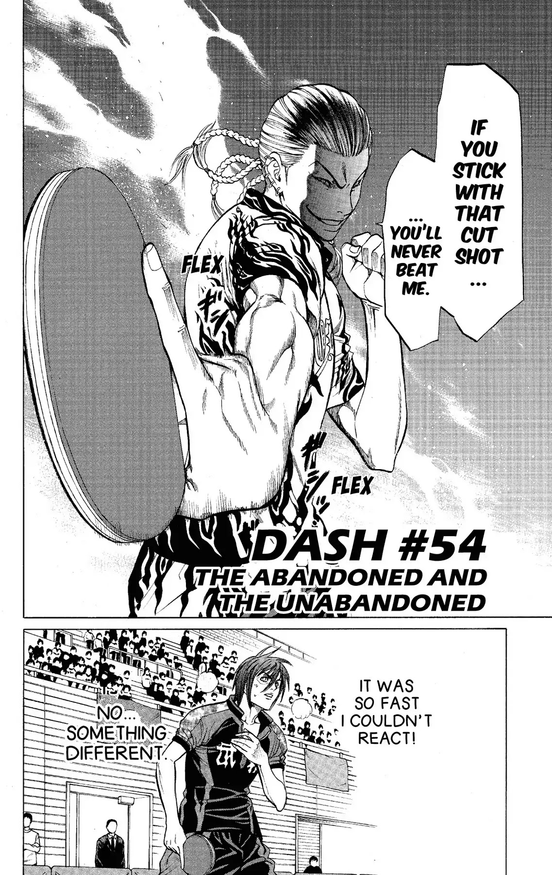 Takkyuu Dash!! Chapter 54 page 2 - Chapter 54: VOL.14 DASH #54: THE ABANDONED AND THE UNABANDONED