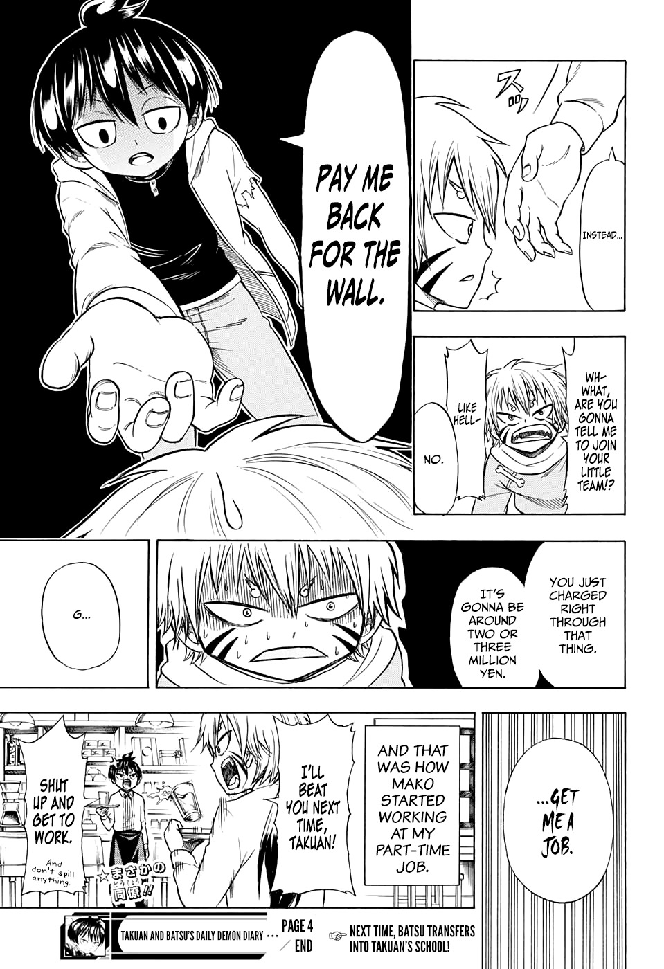 Takuan to Batsu no Nichijou Enmachou Chapter 4 page 19 - Chapter 4: Thoughts Of A Minion