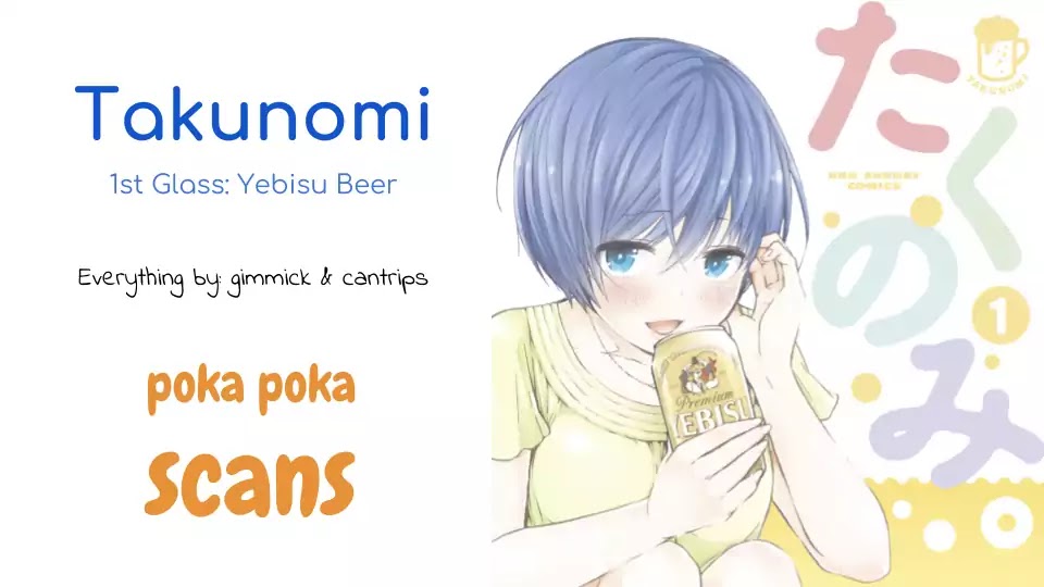 Takunomi. Chapter 1 page 31 - Chapter 1: Yebisu Beer