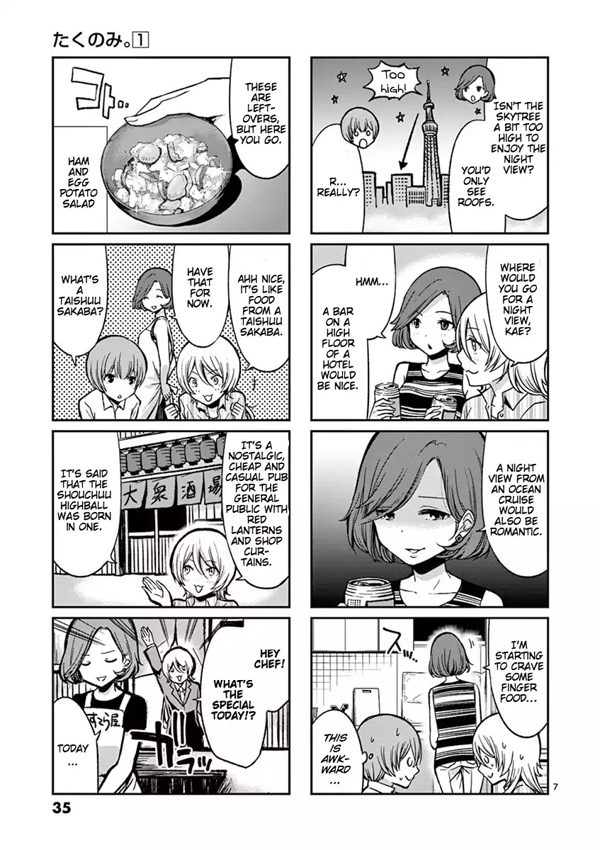 Takunomi. Chapter 2 page 7 - Chapter 2: Shouchuu Highball