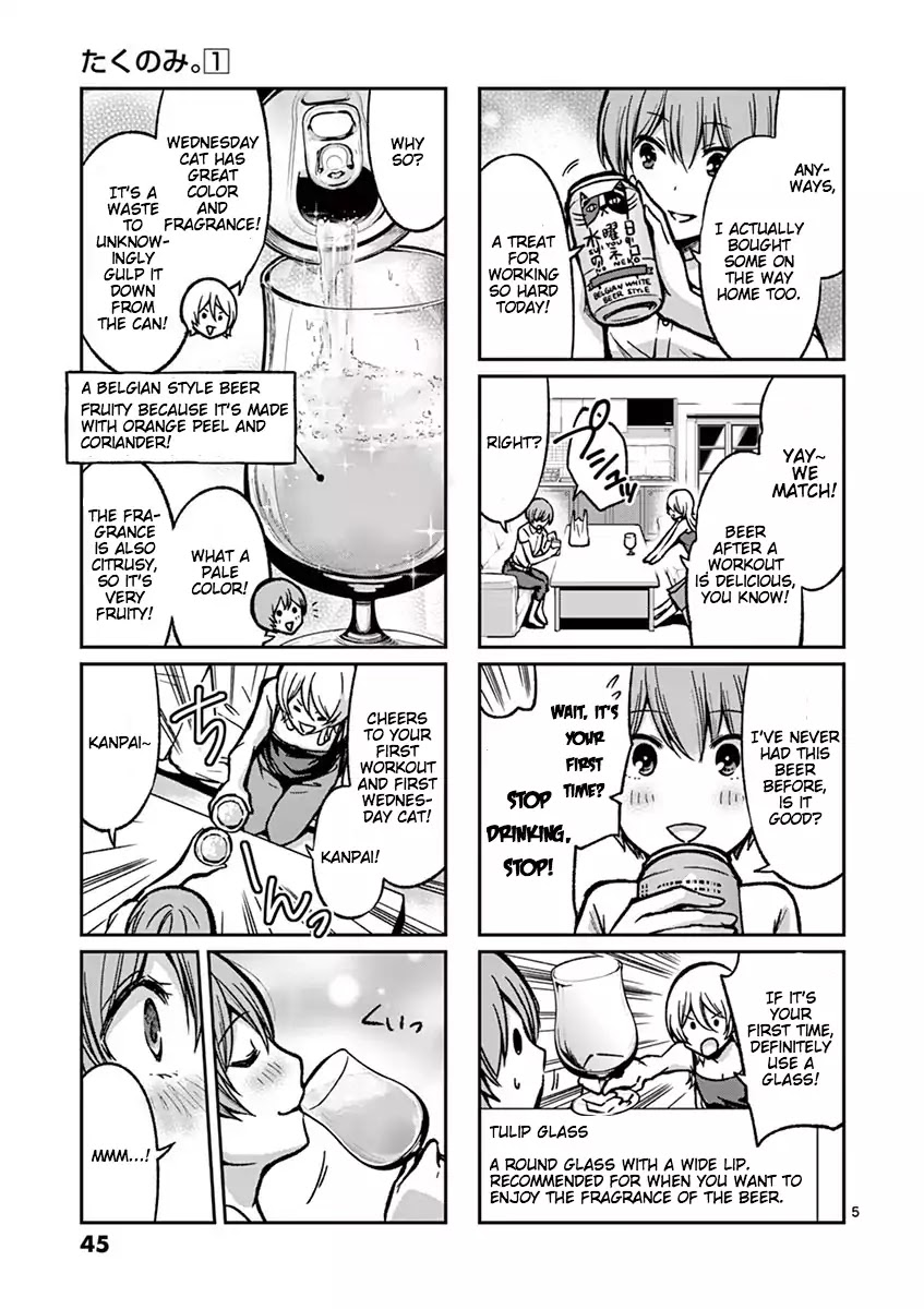 Takunomi. Chapter 3 page 5 - Chapter 3: Wednesday Cat
