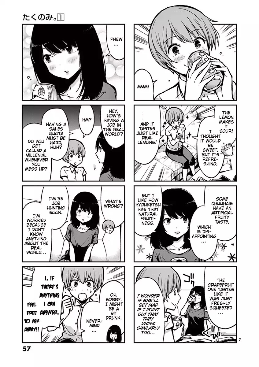 Takunomi. Chapter 4 page 7 - Chapter 4: Hyouketsu