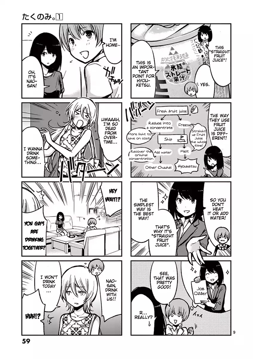 Takunomi. Chapter 4 page 9 - Chapter 4: Hyouketsu