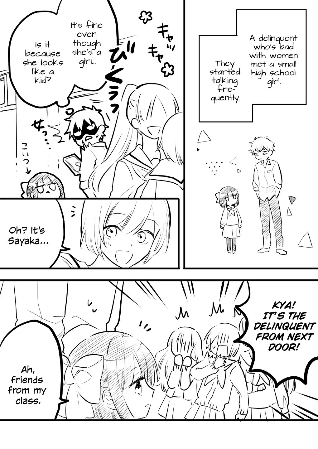Tale of a Girl and a Delinquent Who's Bad with Women Chapter 1 page 9 - Chapter 1