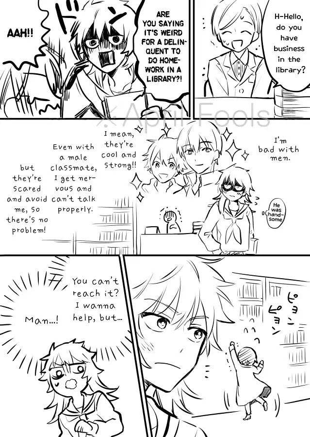 Tale of a Girl and a Delinquent Who's Bad with Women Chapter 10.5 page 1 - Chapter 10.5