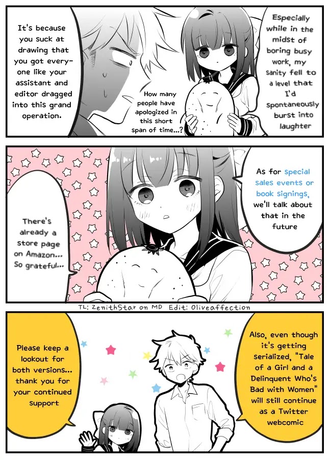 Tale of a Girl and a Delinquent Who's Bad with Women Chapter 14.5 page 7 - Chapter 14.5