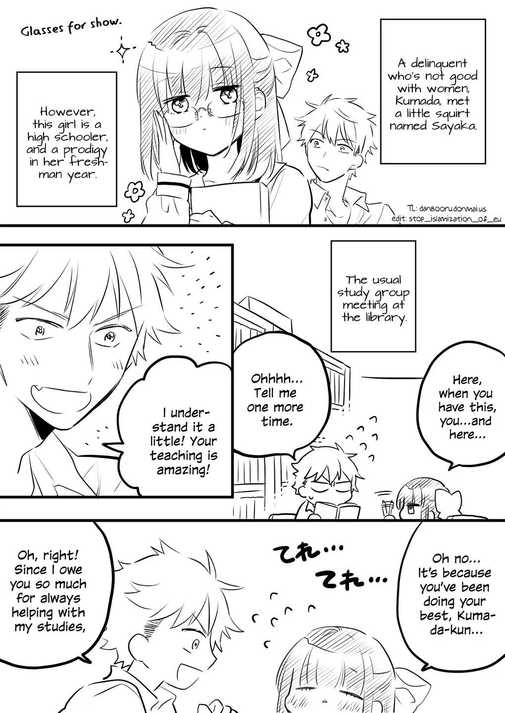 Tale of a Girl and a Delinquent Who's Bad with Women Chapter 3 page 1 - Chapter 3