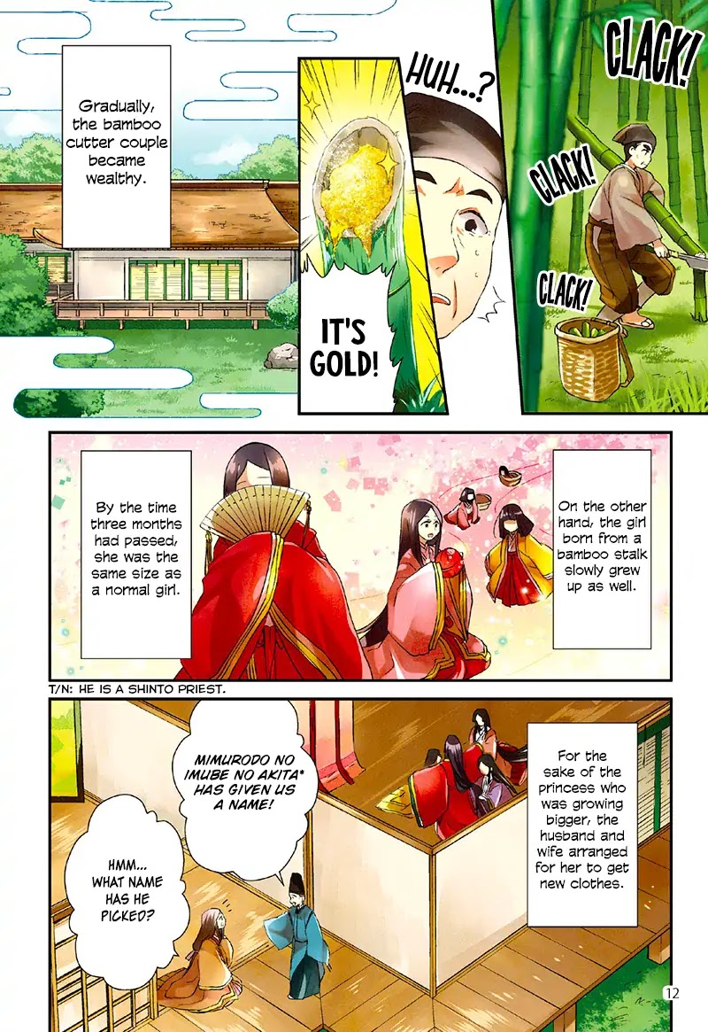 Tale of the Bamboo Cutter Chapter 1 page 13 - Chapter 1: The Birth of Princess Kaguya