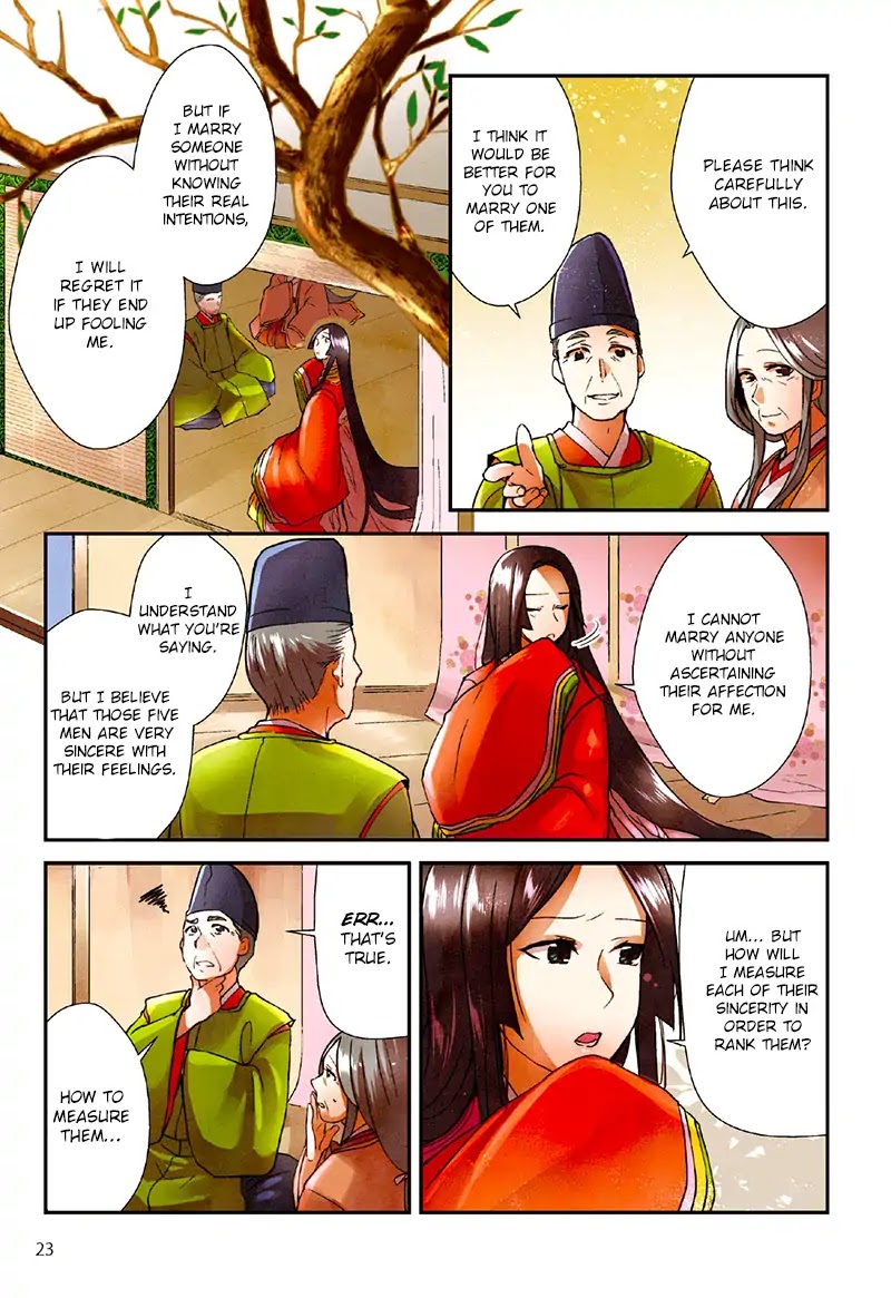 Tale of the Bamboo Cutter Chapter 2 page 11 - Chapter 2: The Five Nobles