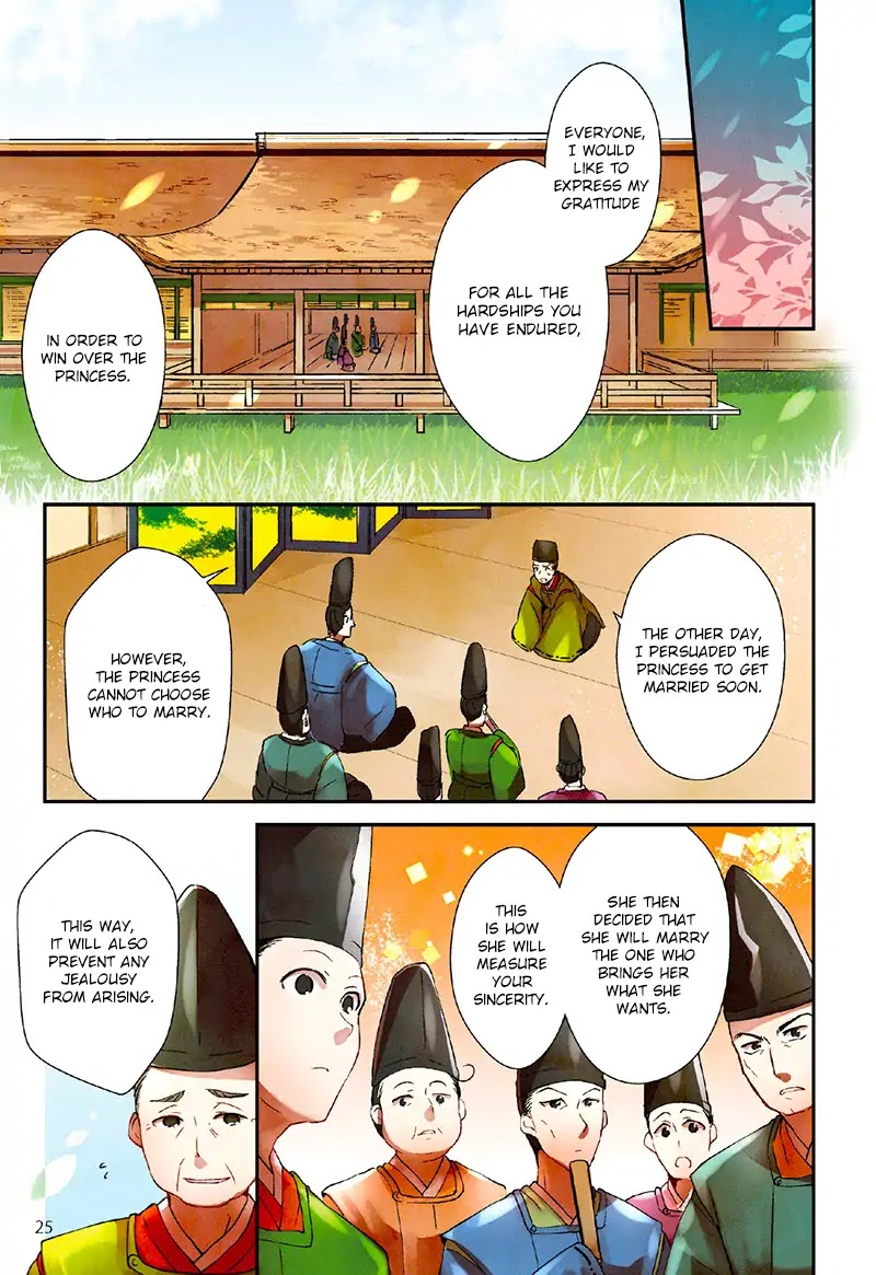 Tale of the Bamboo Cutter Chapter 2 page 13 - Chapter 2: The Five Nobles