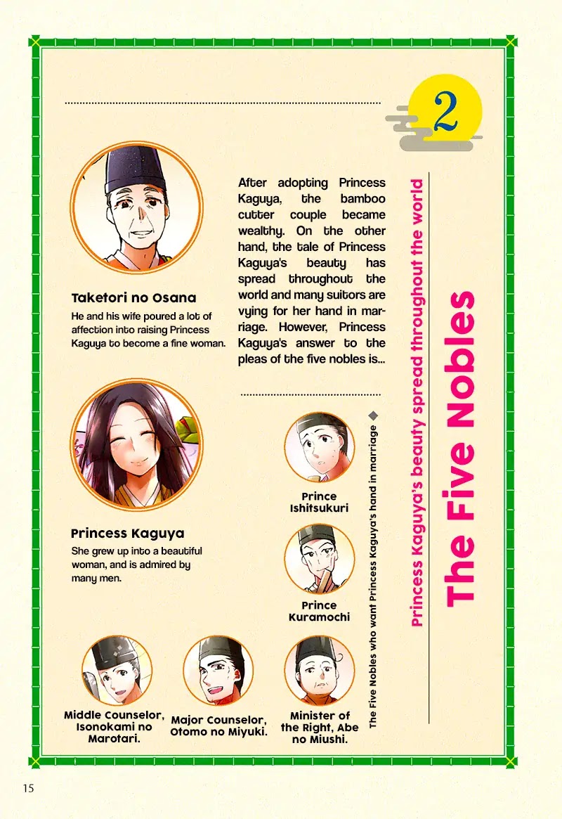 Tale of the Bamboo Cutter Chapter 2 page 3 - Chapter 2: The Five Nobles