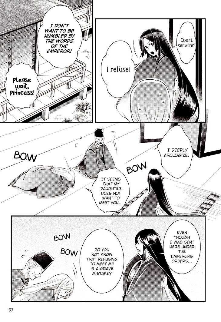 Tale of the Bamboo Cutter Chapter 5 page 7 - Chapter 5: The Emperor and Princess Kaguya