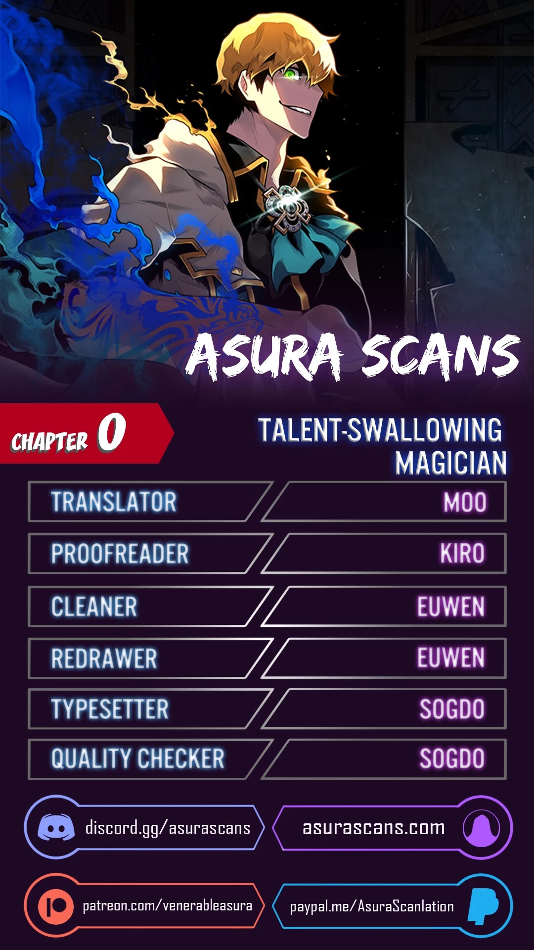 Talent-Swallowing Magician Chapter 0 page 1 - Chapter 0