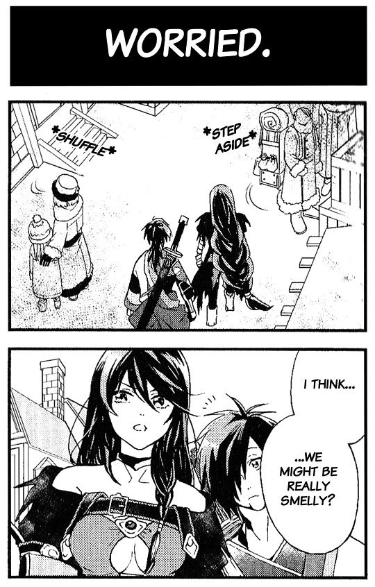 Tales of Berseria 4koma Kings Chapter 2 page 1 - Chapter 2 : Worried.