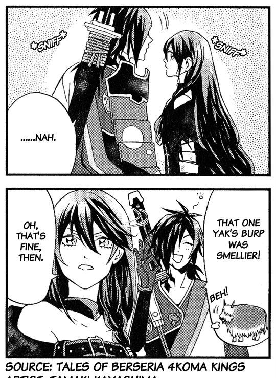 Tales of Berseria 4koma Kings Chapter 2 page 2 - Chapter 2 : Worried.