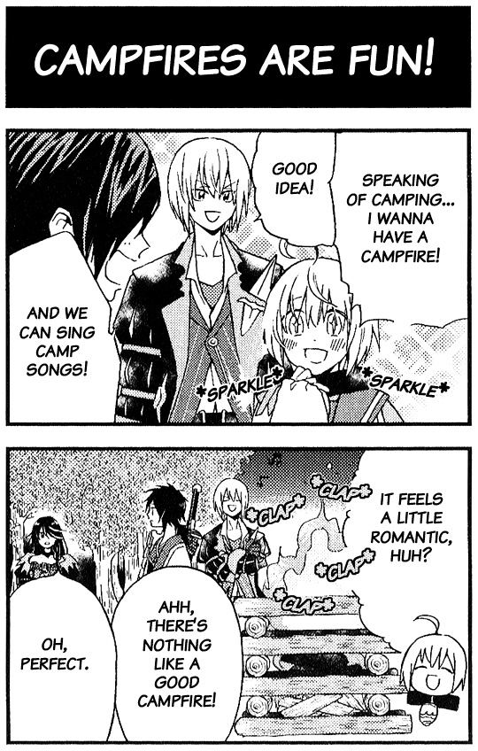 Tales of Berseria 4koma Kings Chapter 6 page 1 - Chapter 6 : Campfires are fun!