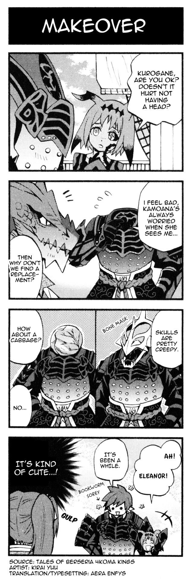 Tales of Berseria 4koma Kings Chapter 7 page 1 - Chapter 7 : Makeover