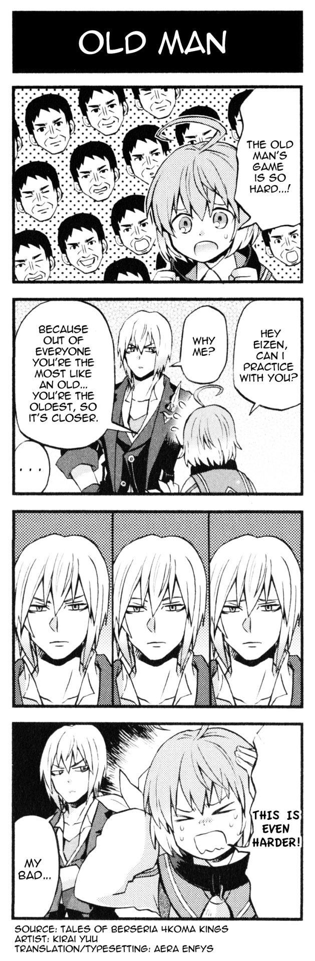 Tales of Berseria 4koma Kings Chapter 8 page 1 - Chapter 8 : Old man