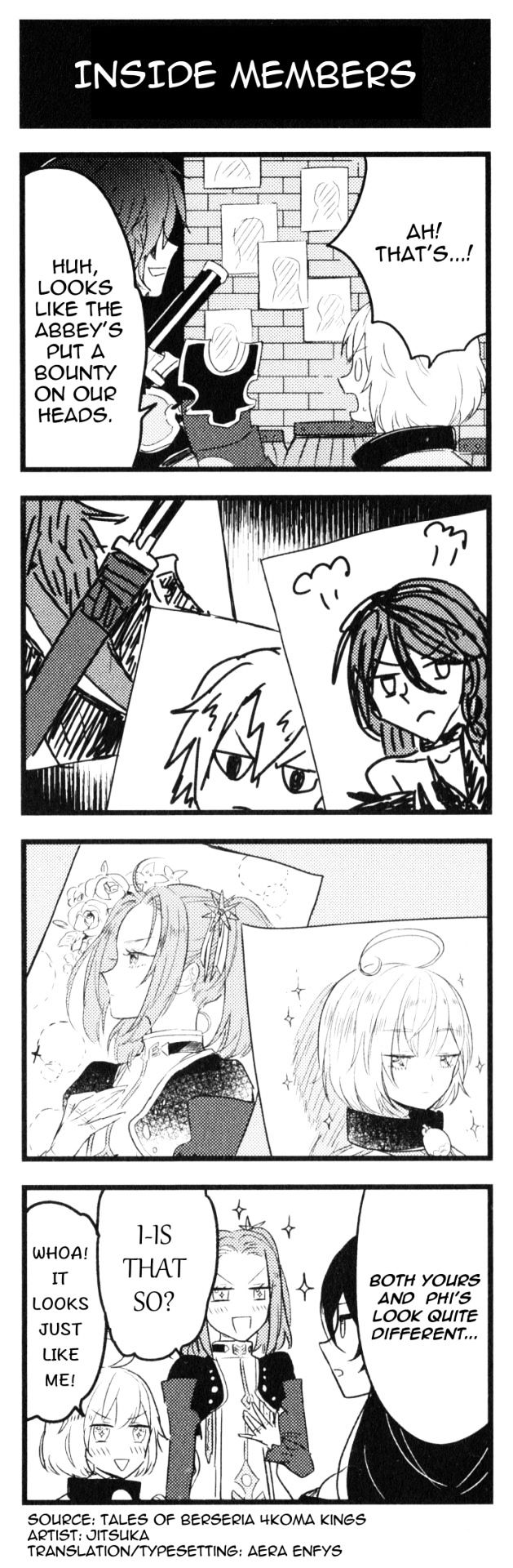 Tales of Berseria 4koma Kings Chapter 9 page 1 - Chapter 9 : Inside members