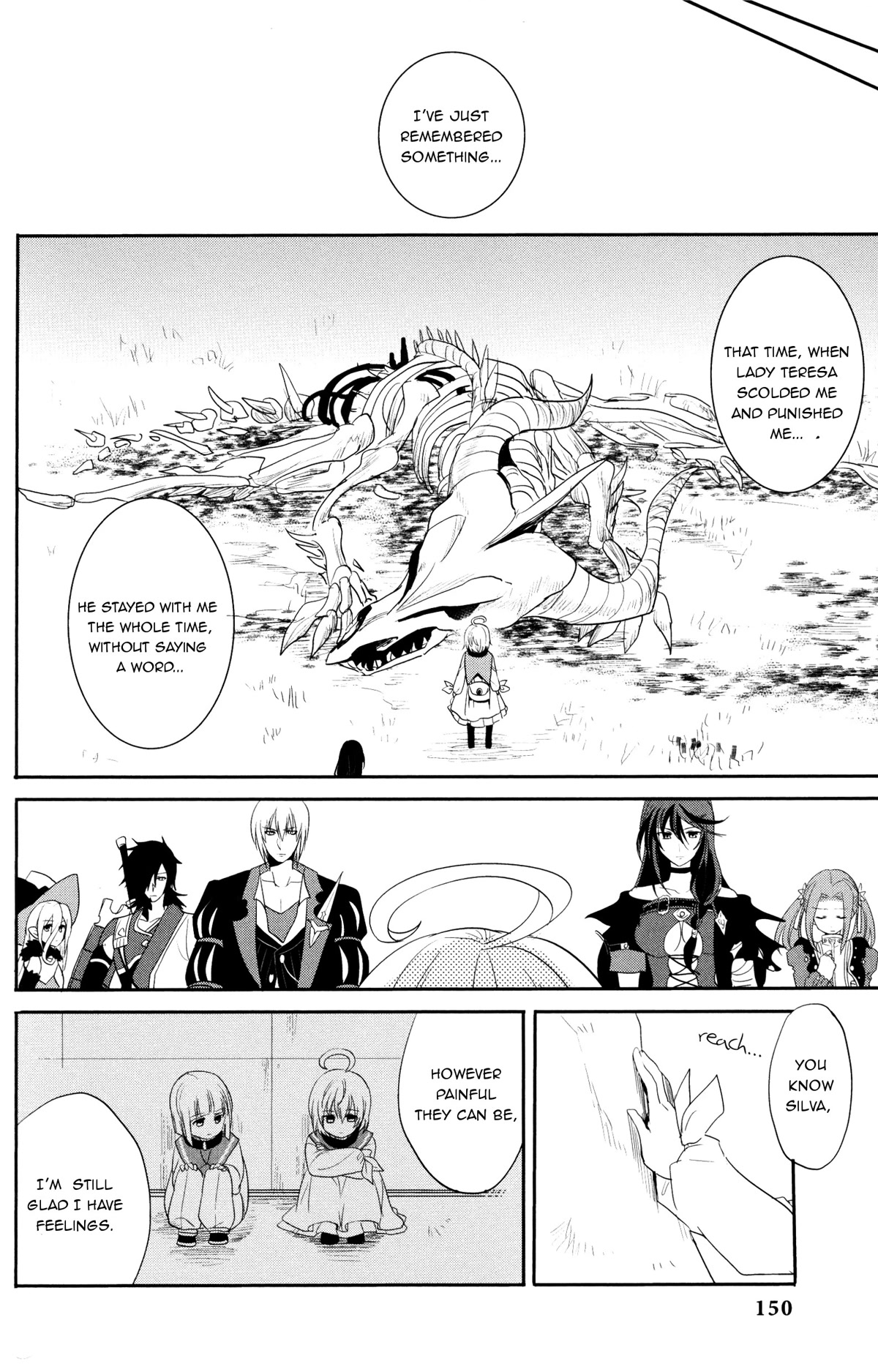 Tales of Berseria Comic Anthology Chapter 2.15 page 14 - Vol.2 Chapter 15: A "heart" (Artist: Itagaki Hako) [END]
