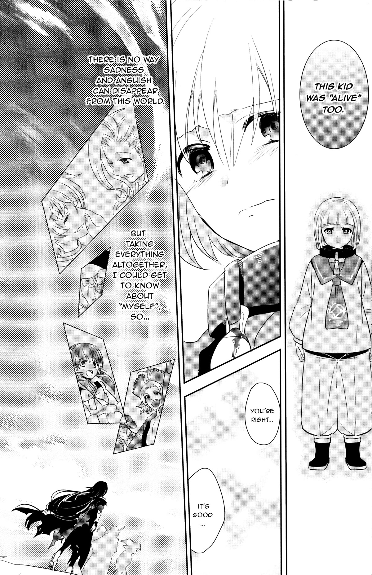 Tales of Berseria Comic Anthology Chapter 2.15 page 16 - Vol.2 Chapter 15: A "heart" (Artist: Itagaki Hako) [END]