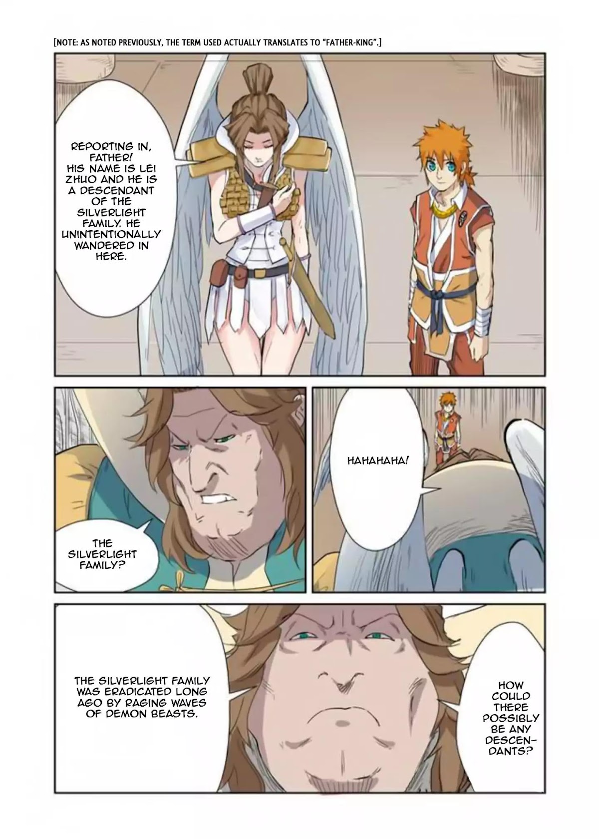 Tales of Demons and Gods Chapter 153.5 page 2 - Chapter 153.5: The Silverwing Family (2)
