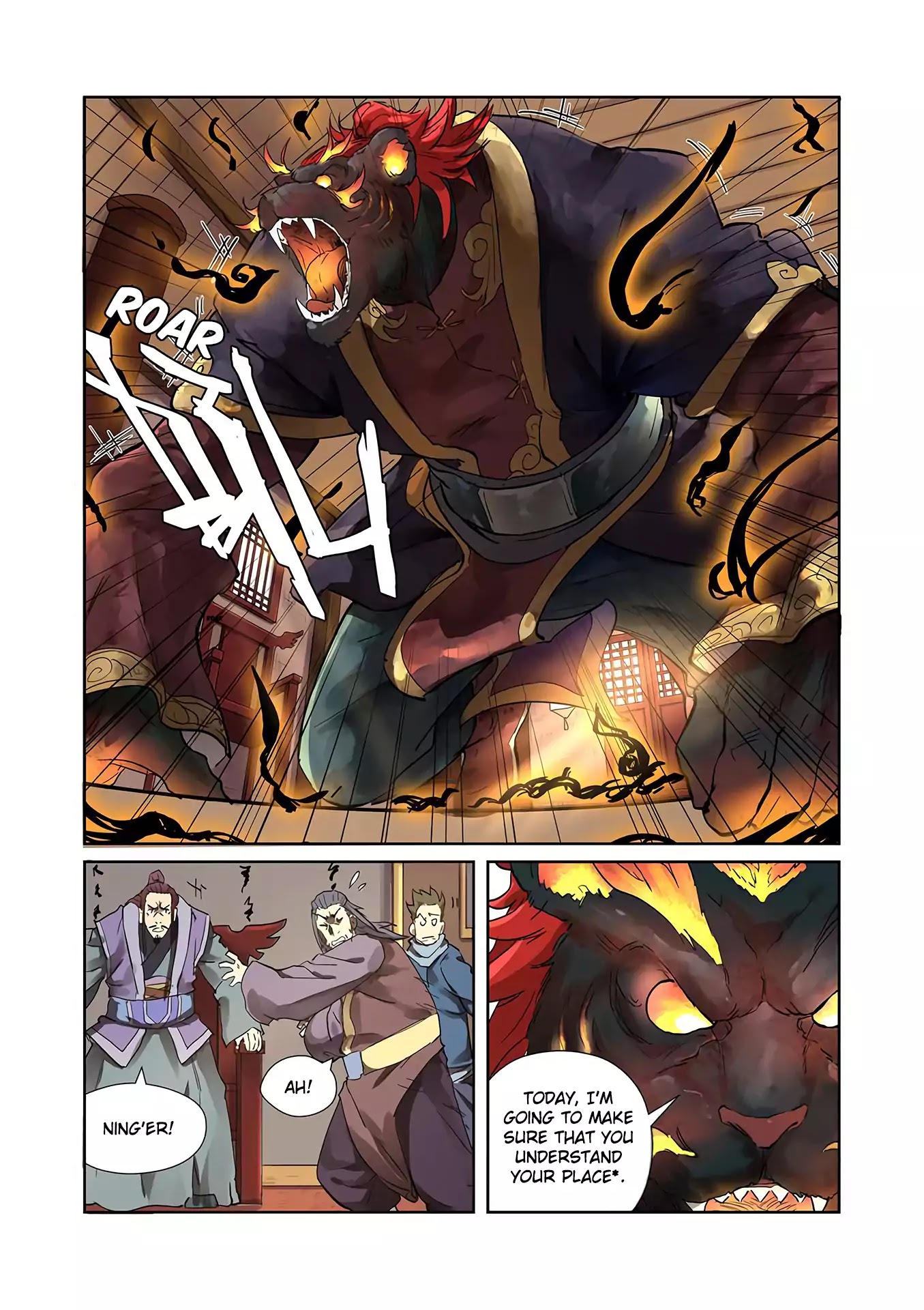 Tales of Demons and Gods Chapter 196.5 page 3 - Chapter 196.5: The Scarlet Flame Black Tiger Appears (Part 2)