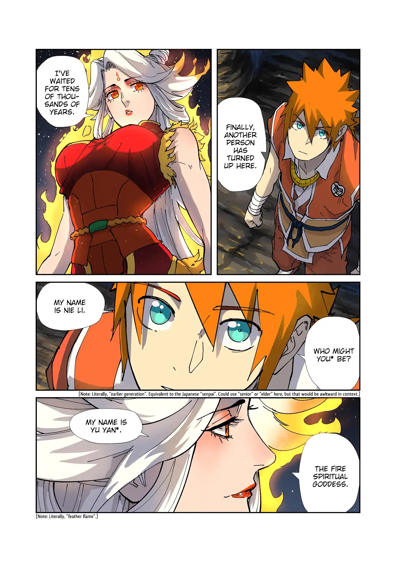 Tales of Demons and Gods Chapter 223.5 page 2 - Chapter 223.5: Fire Spiritual Goddess (Part 2)