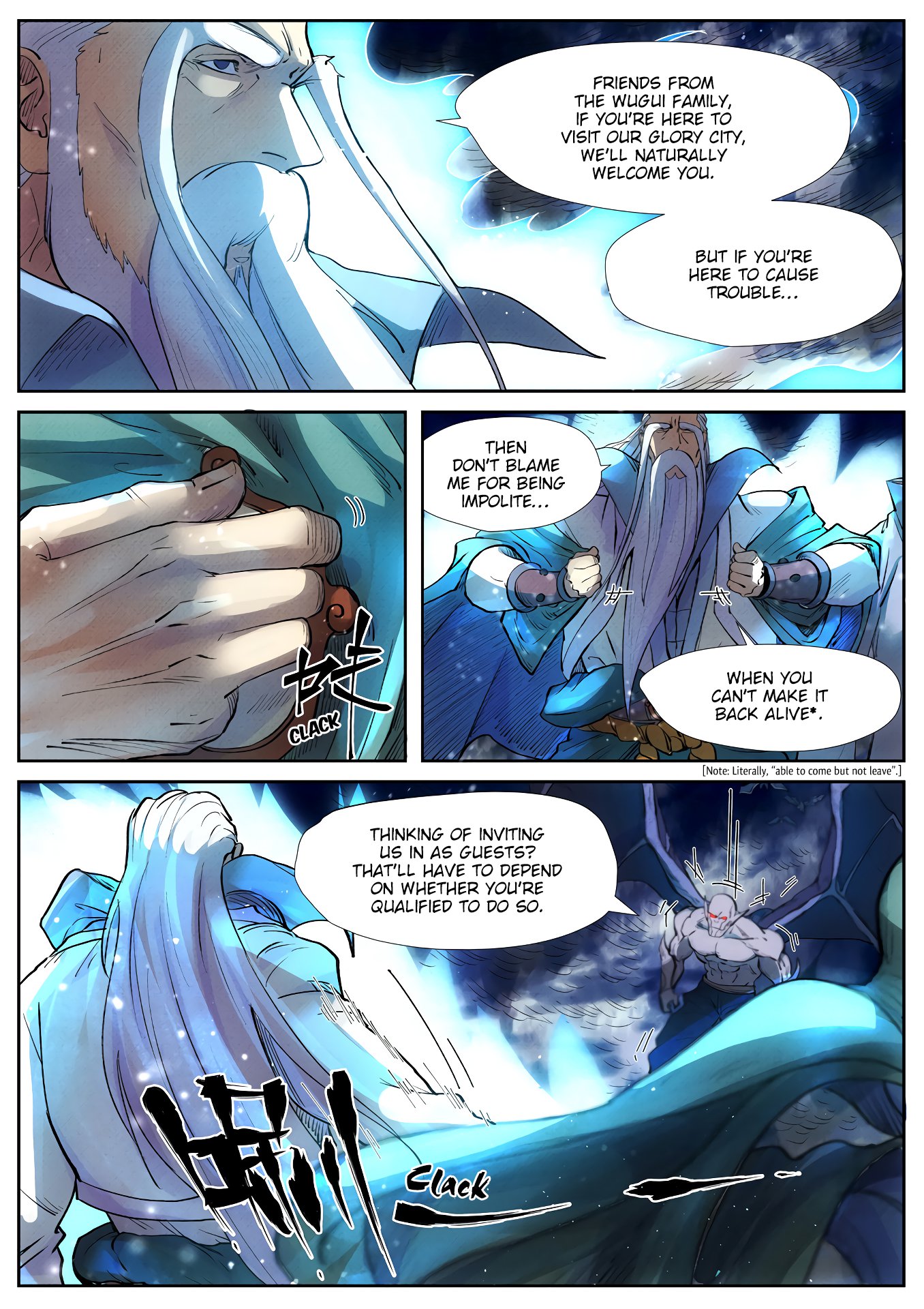 Tales of Demons and Gods Chapter 239.5 page 10 - Chapter 239.5: Invasion of the WuGui Family