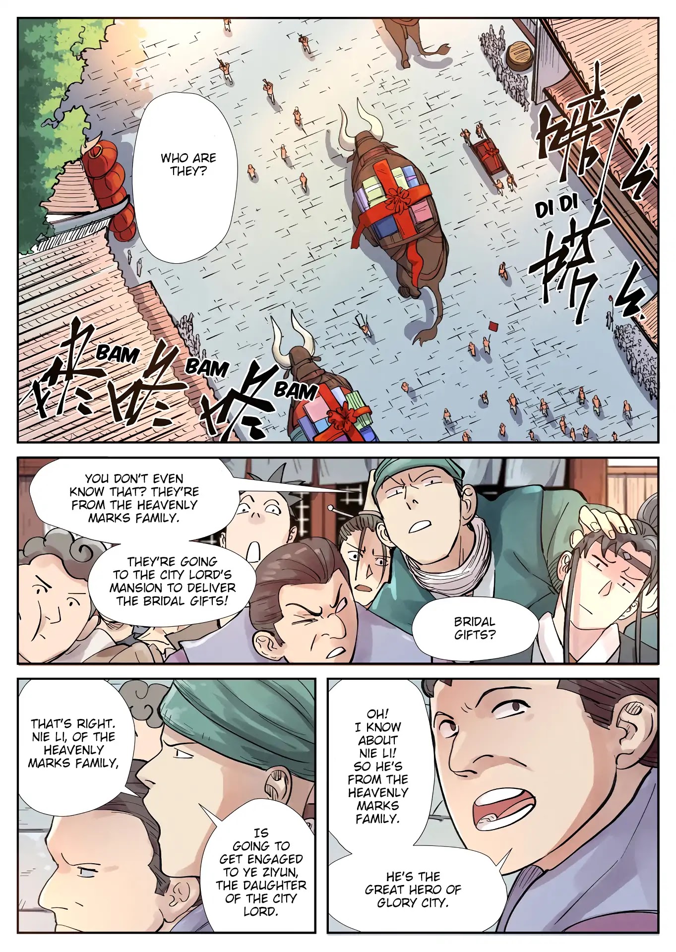Tales of Demons and Gods Chapter 244.5 page 5 - Chapter 244.5: Delivering the Bridal Gifts (Part 2)