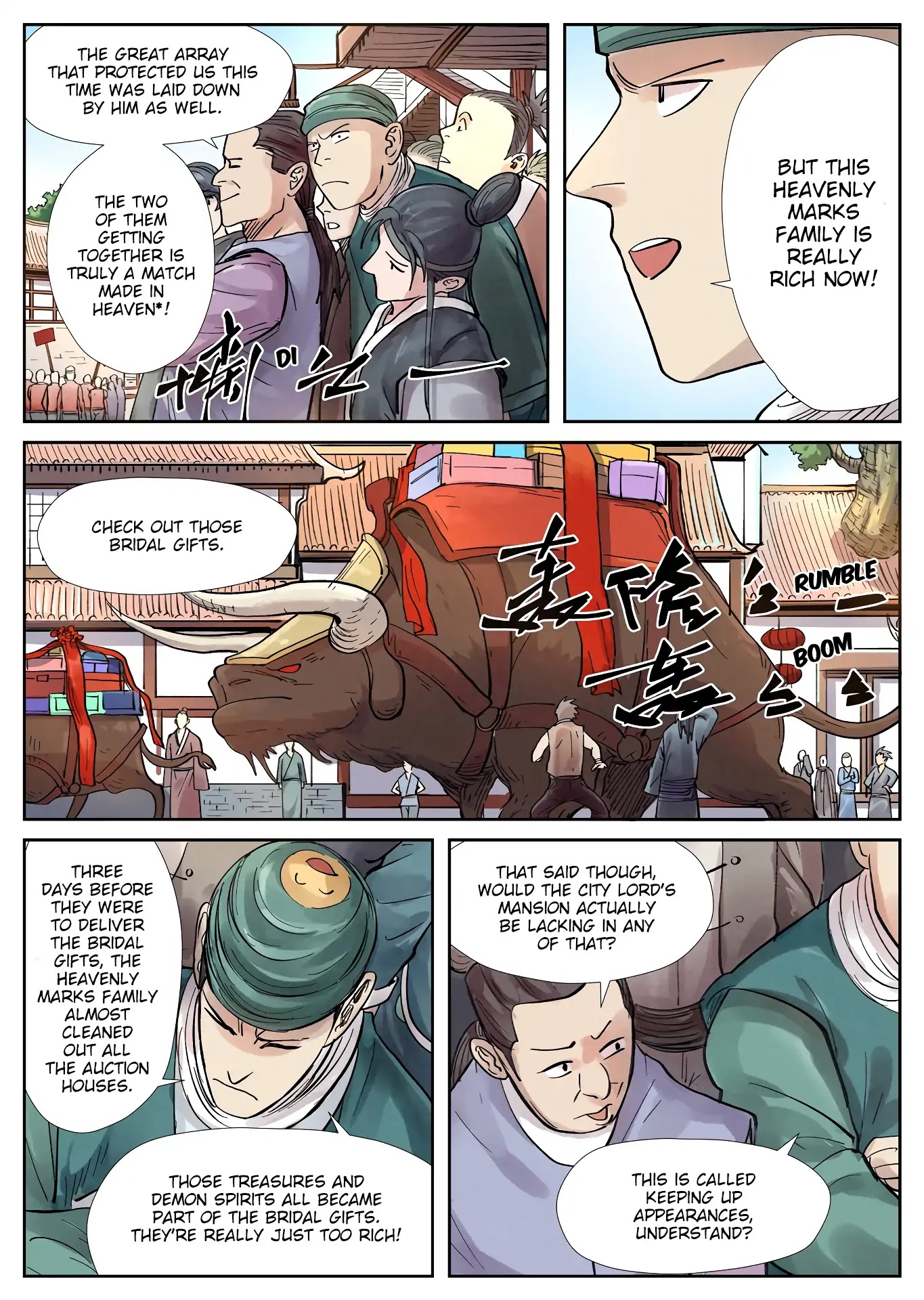 Tales of Demons and Gods Chapter 244.5 page 6 - Chapter 244.5: Delivering the Bridal Gifts (Part 2)