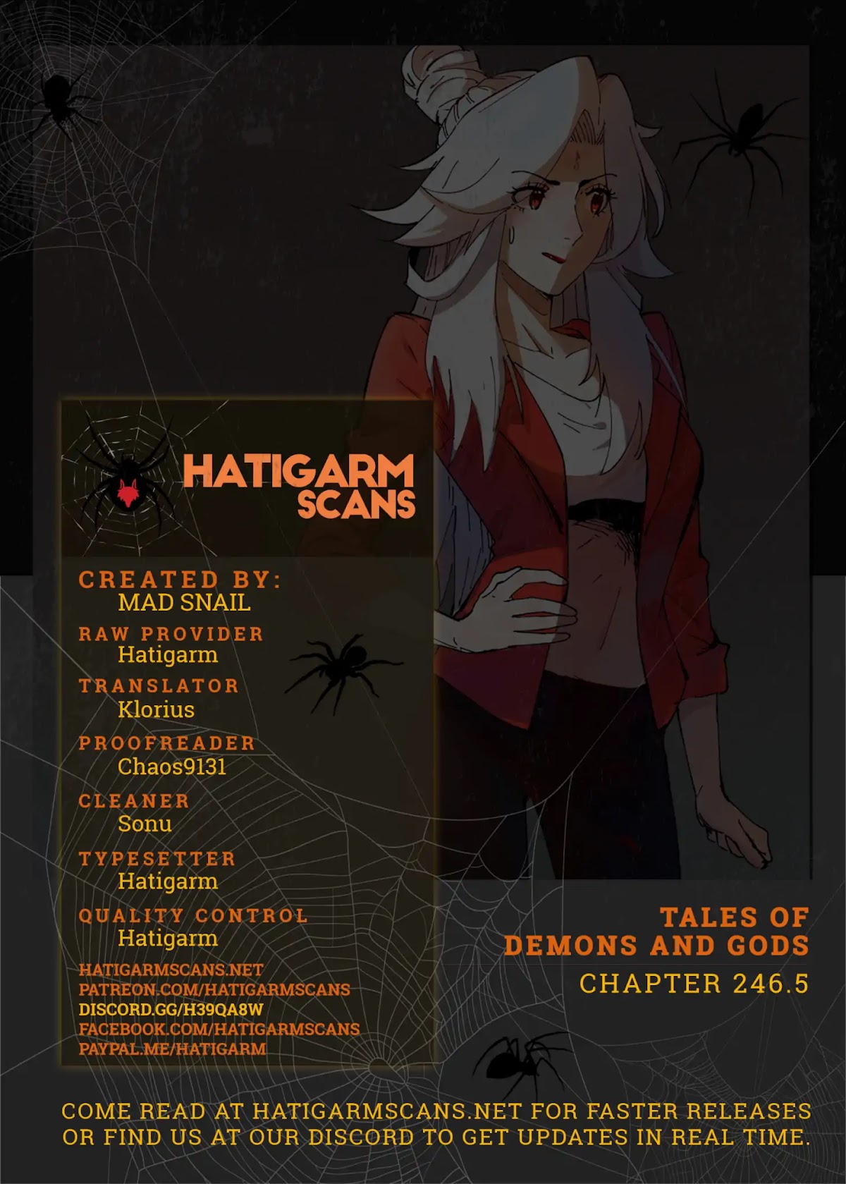 Tales of Demons and Gods Chapter 246.5 page 1 - Chapter 246.5: The Fate of the Silverwing Family