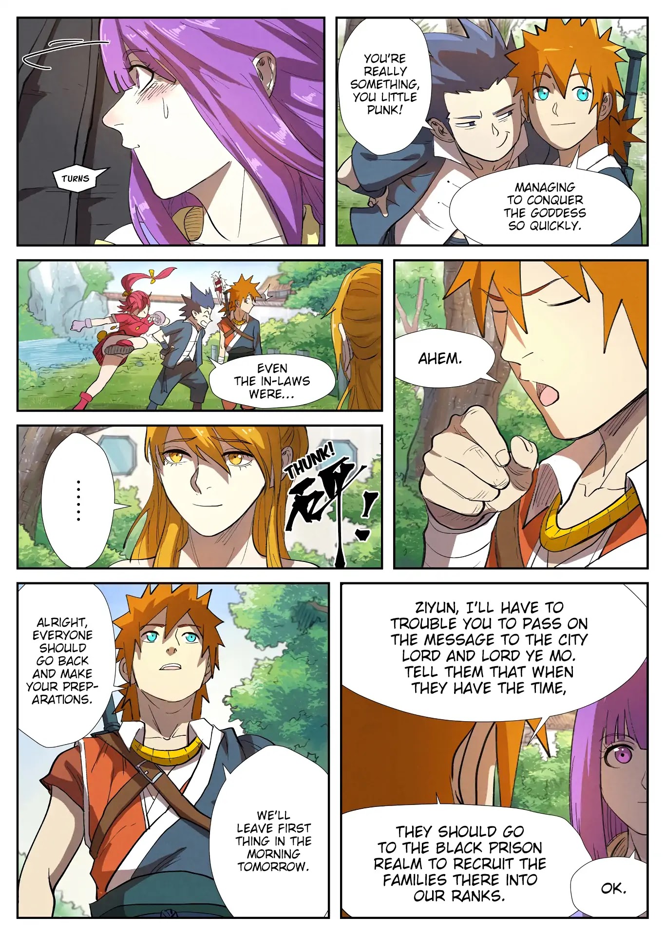 Tales of Demons and Gods Chapter 249 page 8 - Chapter 249: Returning To The Family