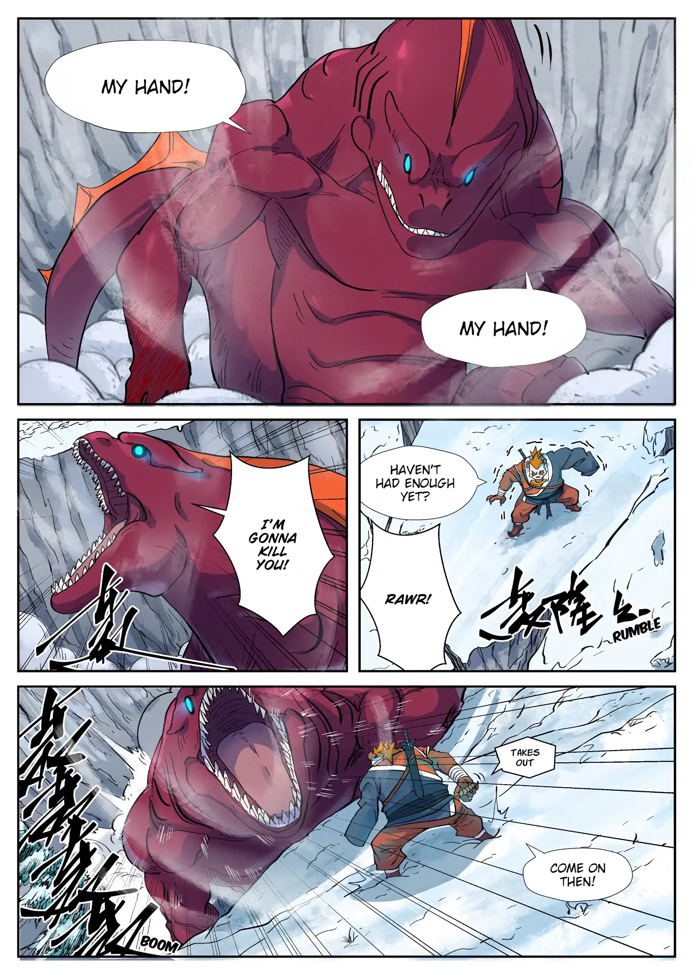 Tales of Demons and Gods Chapter 252 page 5 - Chapter 252: Dragon Burst Bomb