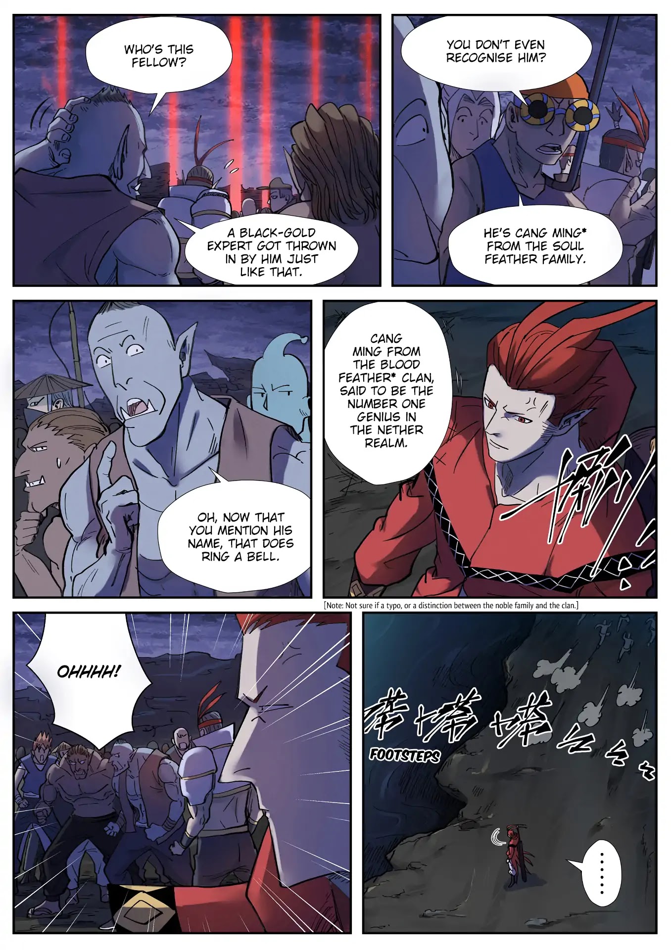 Tales of Demons and Gods Chapter 255.5 page 7 - Chapter 255.5: The Red Lights Within the Lake (Part 2 )