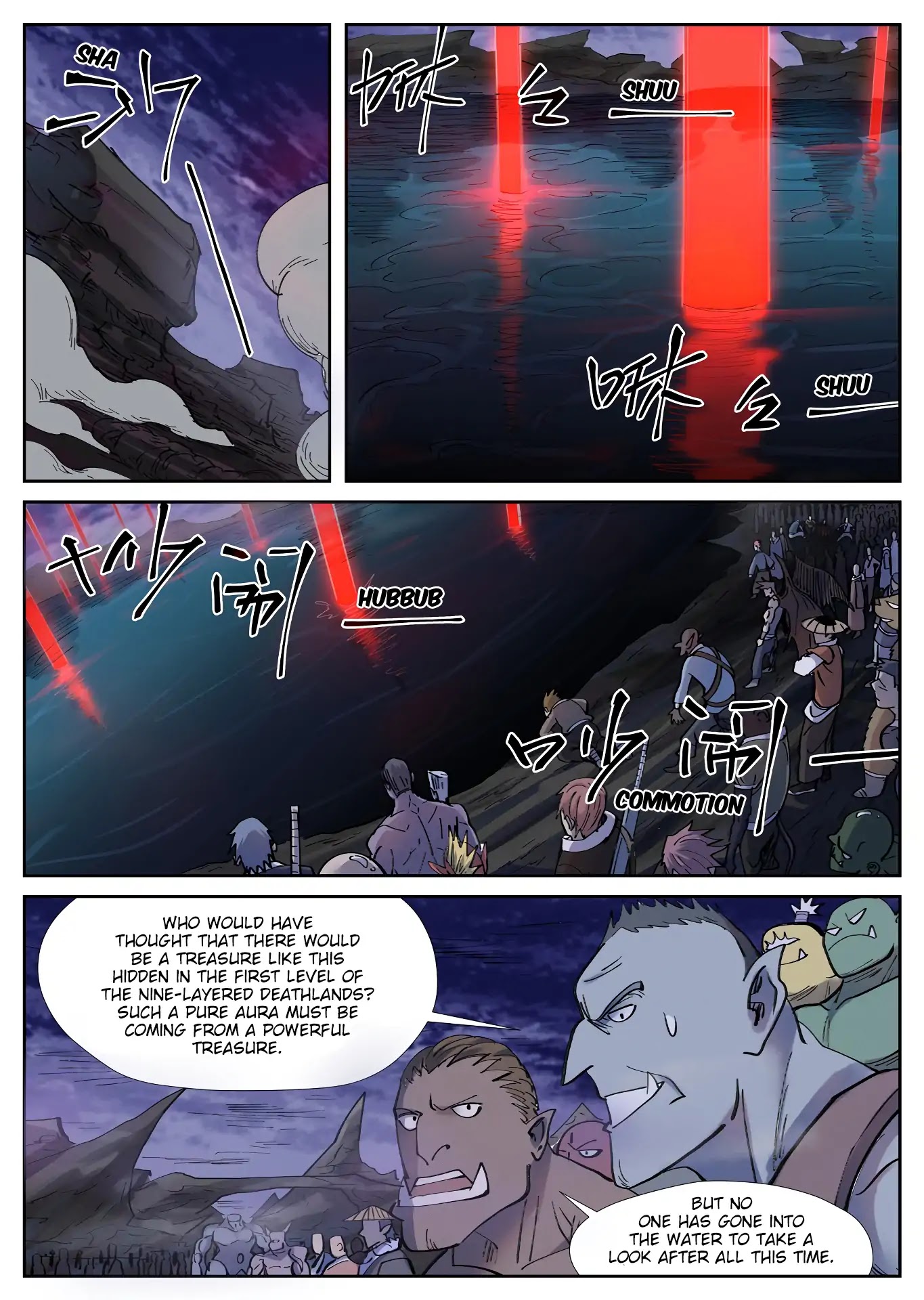 Tales of Demons and Gods Chapter 255 page 10 - Chapter 255: The Red Lights Within the Lake
