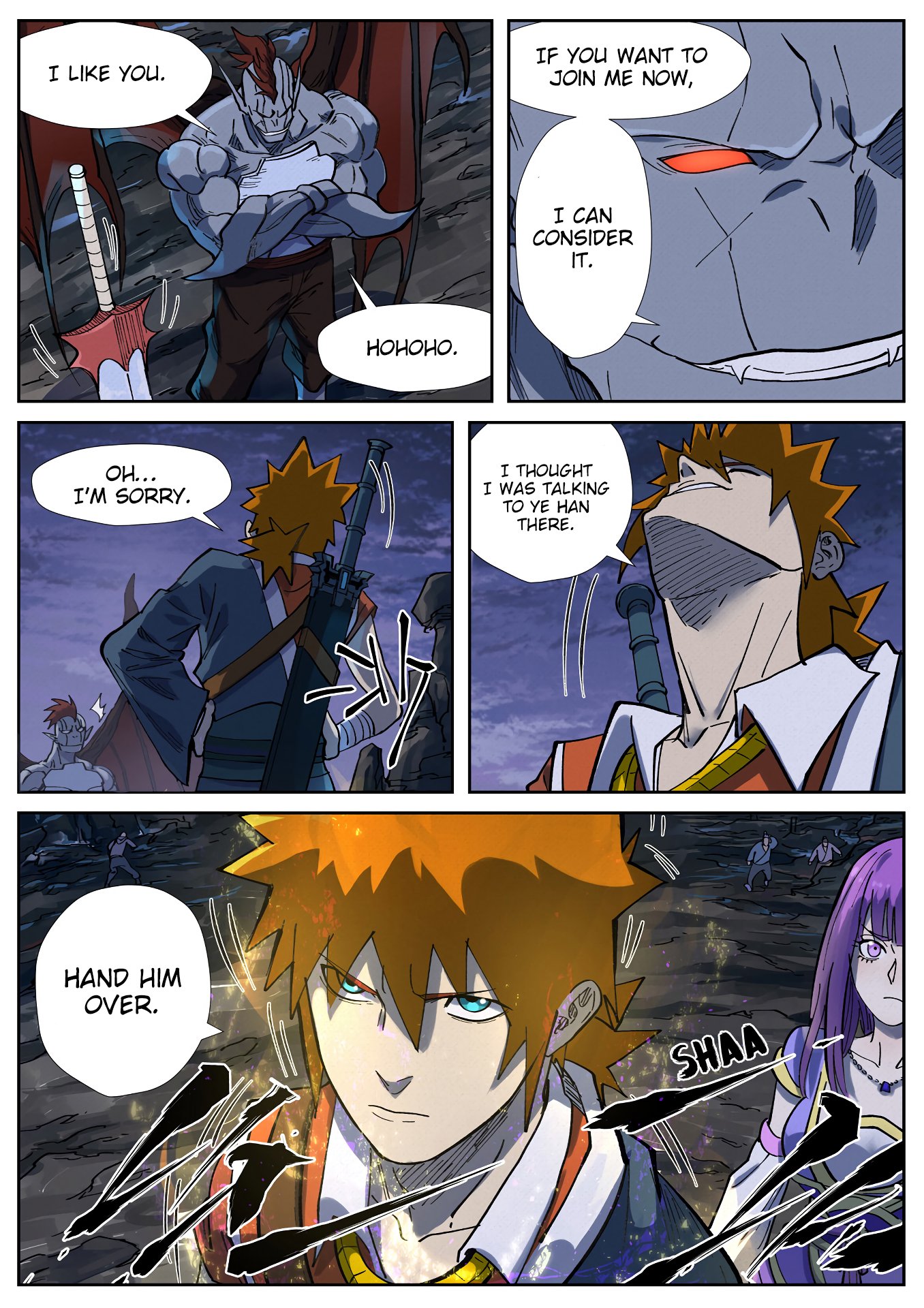 Tales of Demons and Gods Chapter 257.5 page 5 - Chapter 257.5: Enemies Walk a Narrow Path! (Part 2)