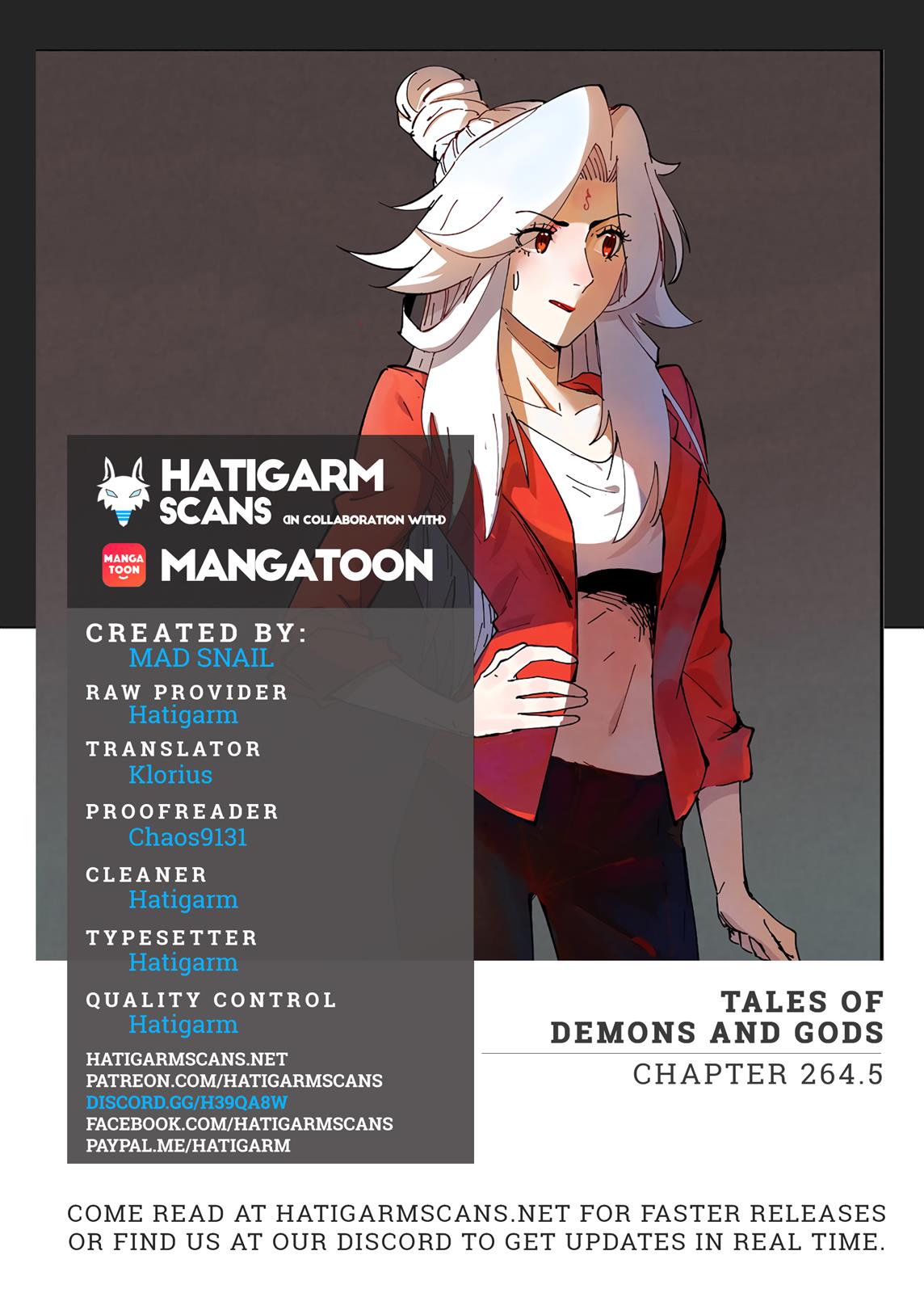 Tales of Demons and Gods Chapter 264.5 page 1 - Chapter 264.5