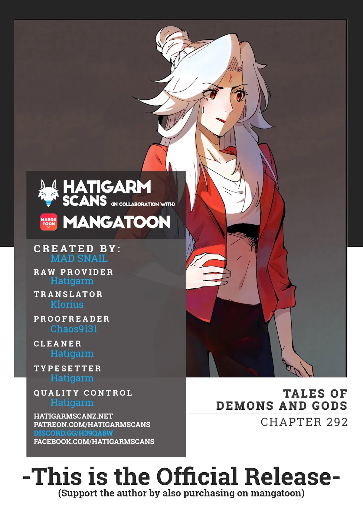 Tales of Demons and Gods Chapter 292 page 1 - Chapter 292