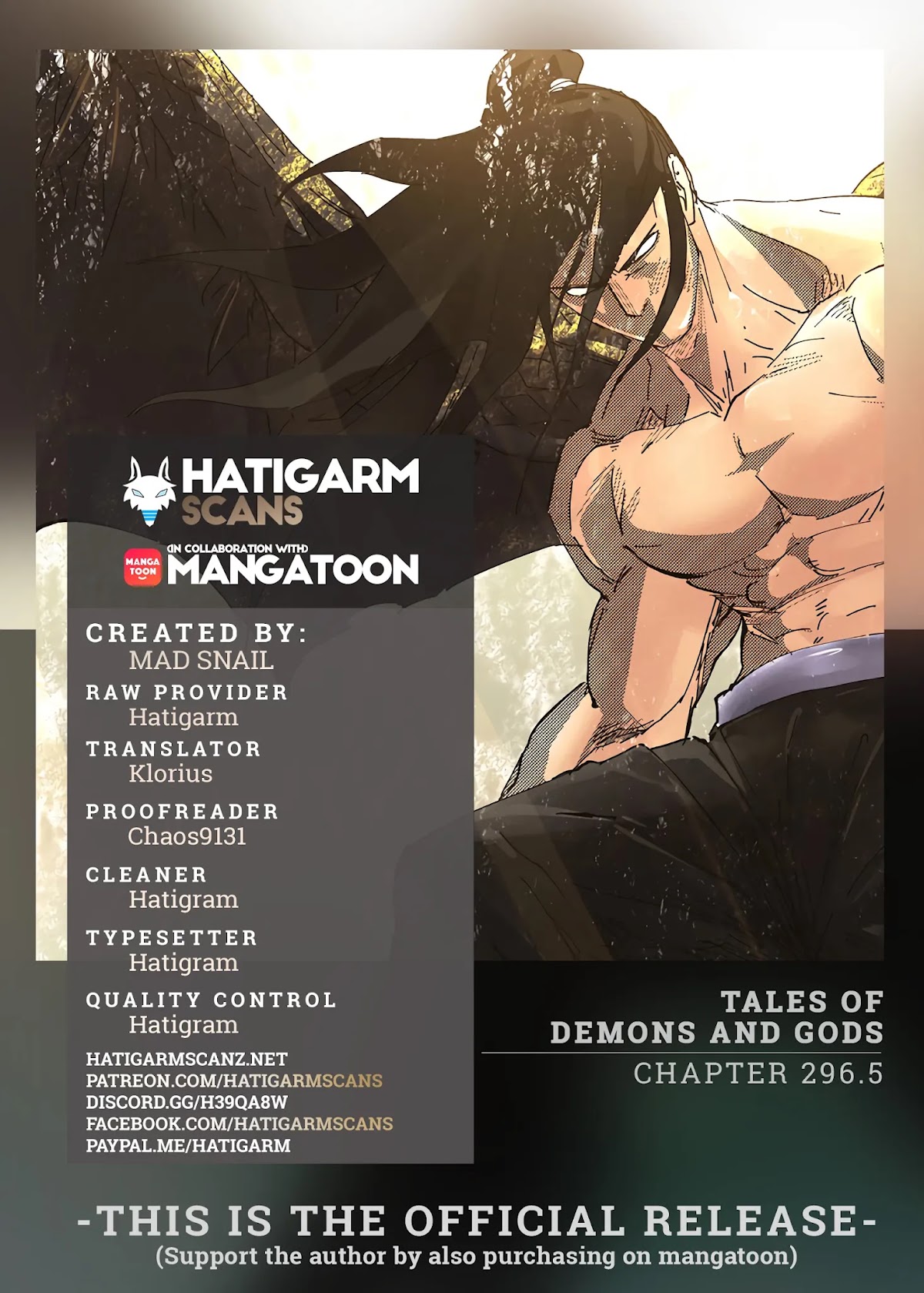 Tales of Demons and Gods Chapter 296.5 page 1 - Chapter 296.5