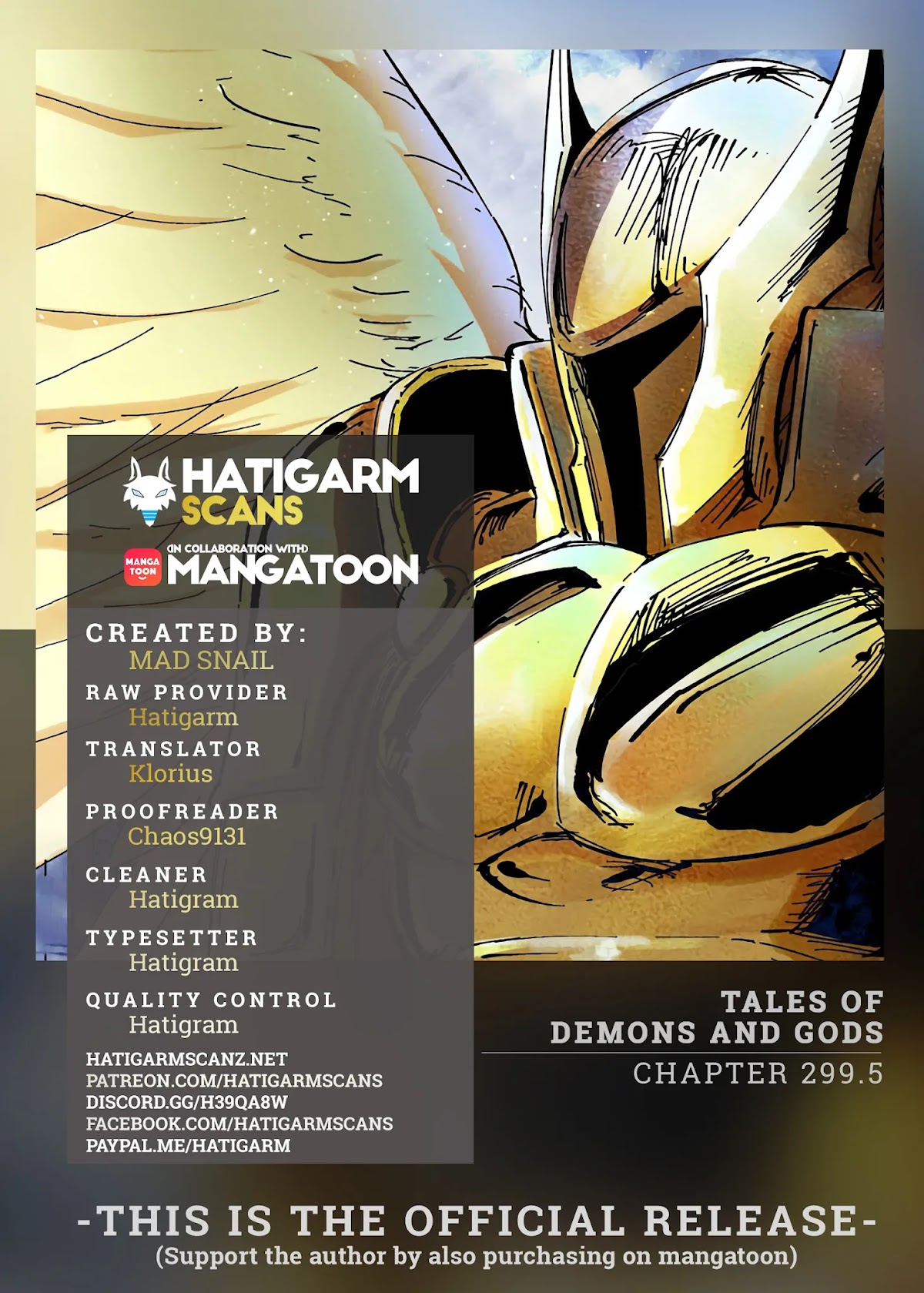 Tales of Demons and Gods Chapter 299.5 page 1 - Chapter 299.5: Regarding the Heaven Spiritual Root… (Part 2)