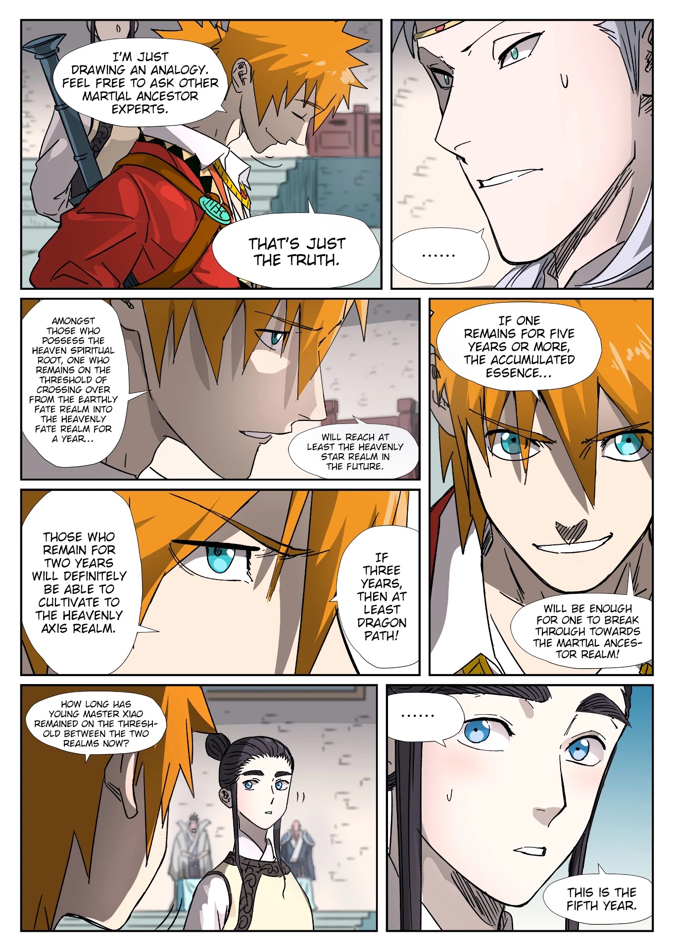 Tales of Demons and Gods Chapter 299.5 page 4 - Chapter 299.5: Regarding the Heaven Spiritual Root… (Part 2)
