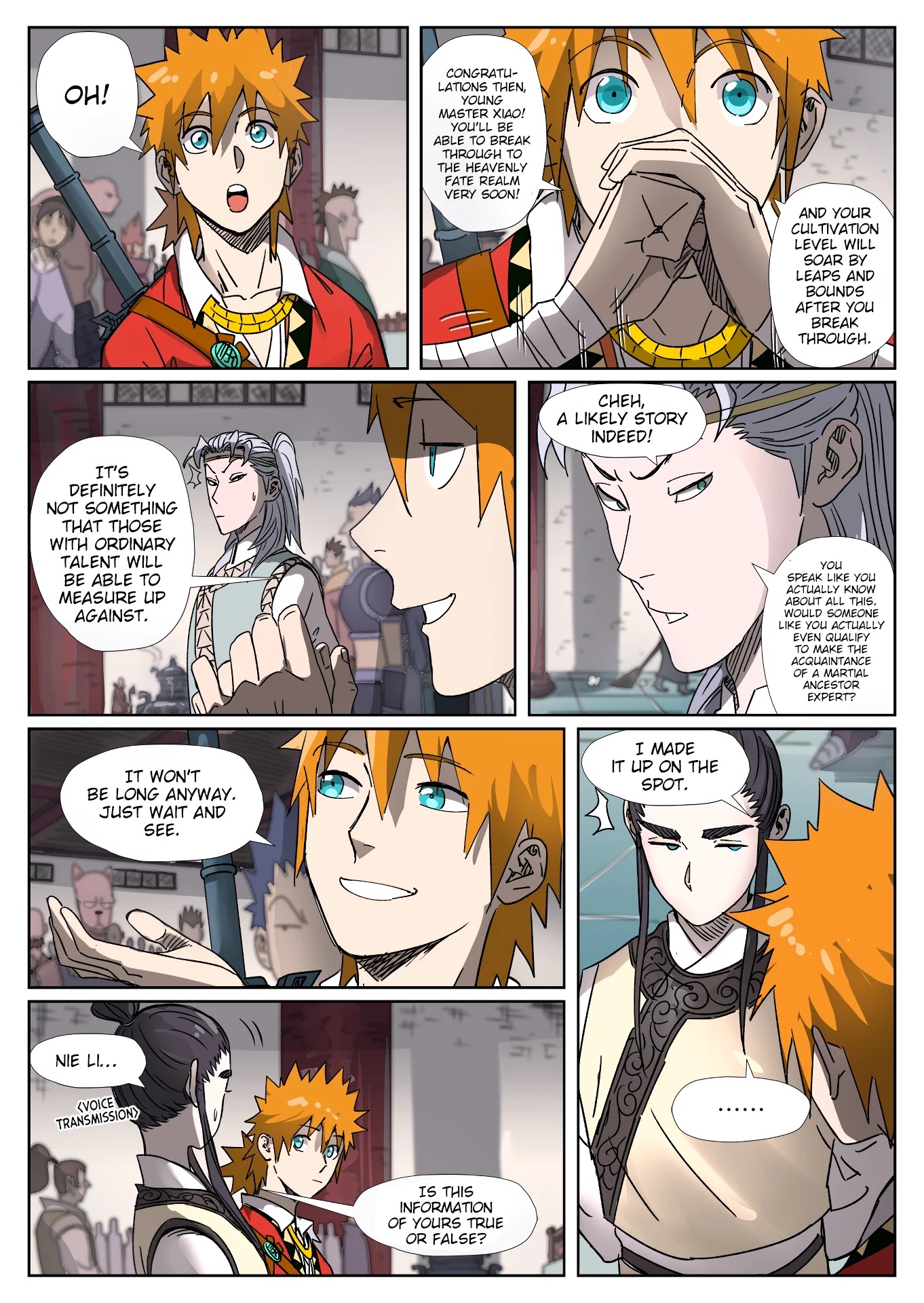 Tales of Demons and Gods Chapter 299.5 page 5 - Chapter 299.5: Regarding the Heaven Spiritual Root… (Part 2)