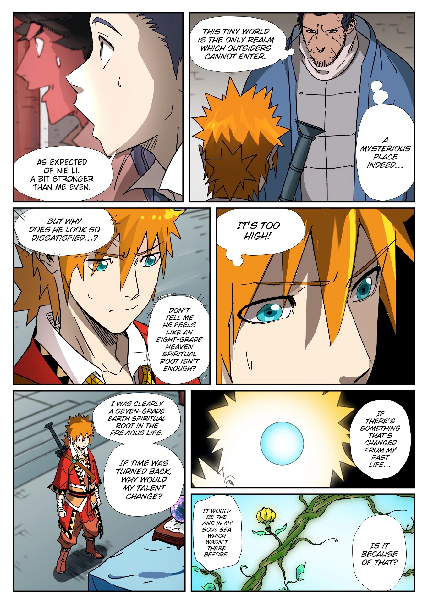 Tales of Demons and Gods Chapter 300.5 page 7 - Chapter 300.5: It’s Actually a Heaven Spiritual Root! (Part 2)