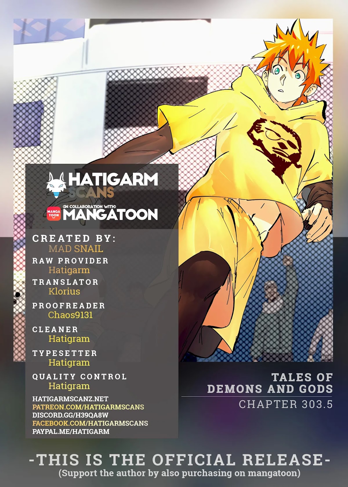 Tales of Demons and Gods Chapter 303.5 page 1 - Chapter 303.5: This Requires Pricking You With A Needle (Part 2)