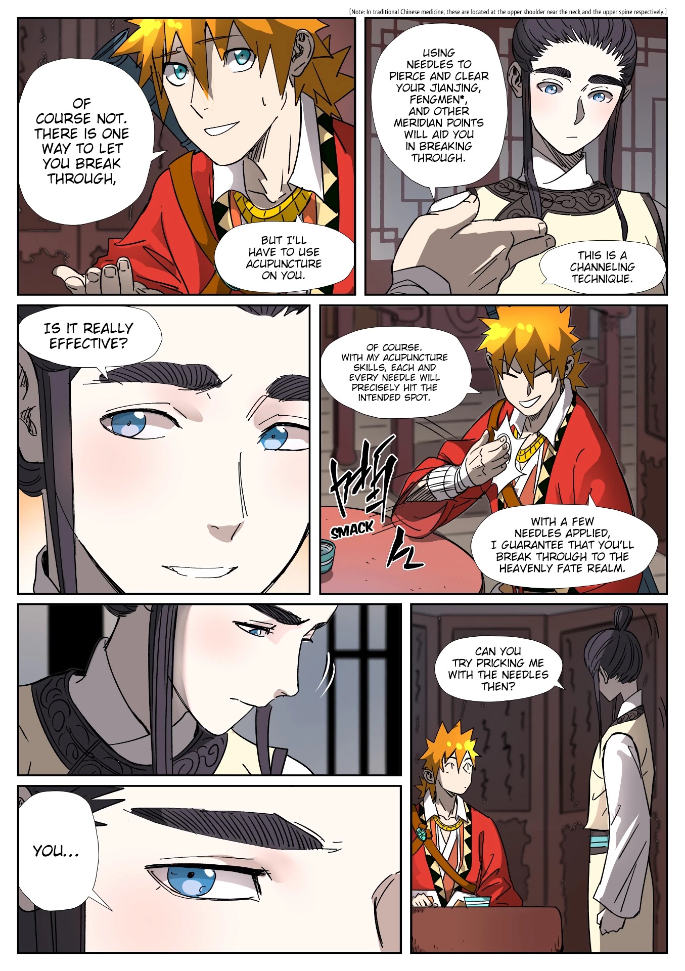 Tales of Demons and Gods Chapter 303.5 page 4 - Chapter 303.5: This Requires Pricking You With A Needle (Part 2)