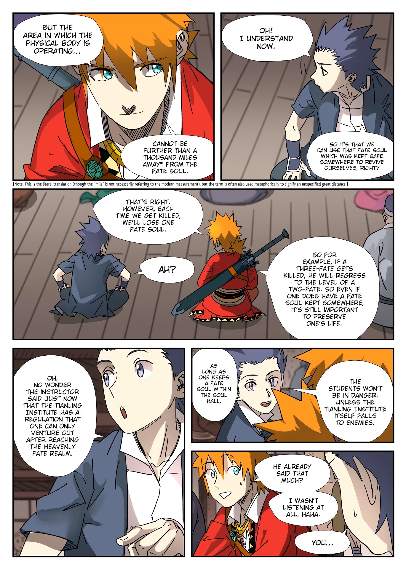 Tales of Demons and Gods Chapter 305 page 8 - Chapter 305: The First Lesson