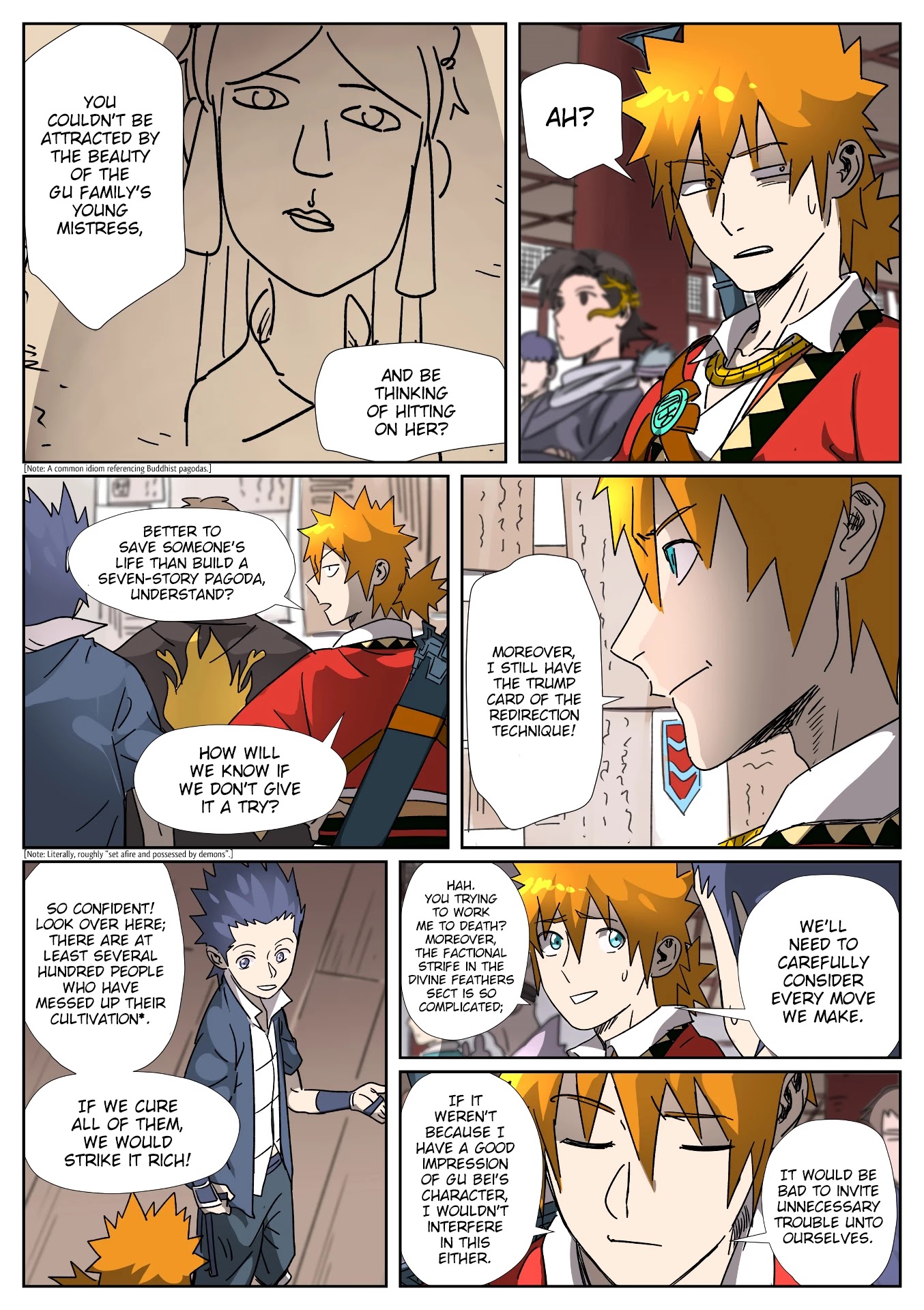 Tales of Demons and Gods Chapter 306.5 page 11 - Chapter 306.5: Getting to Know the New Classmates (Part 2)