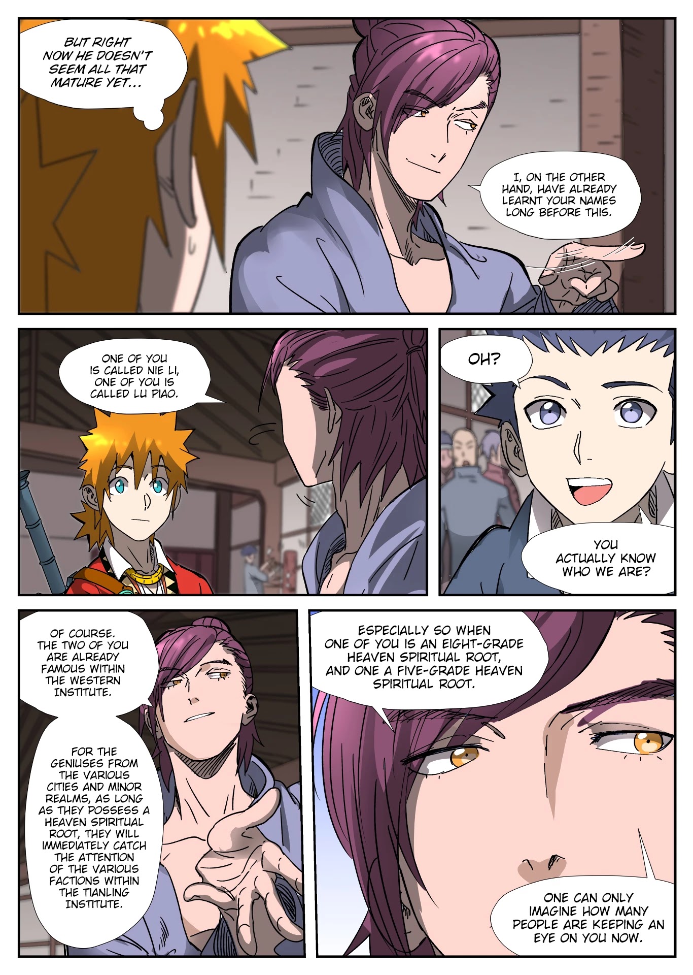 Tales of Demons and Gods Chapter 306 page 11 - Chapter 306: Getting to Know the New Classmates
